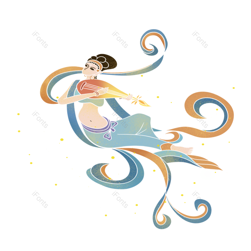 中国风图片,插画元素,素材PNG,人物免抠素材